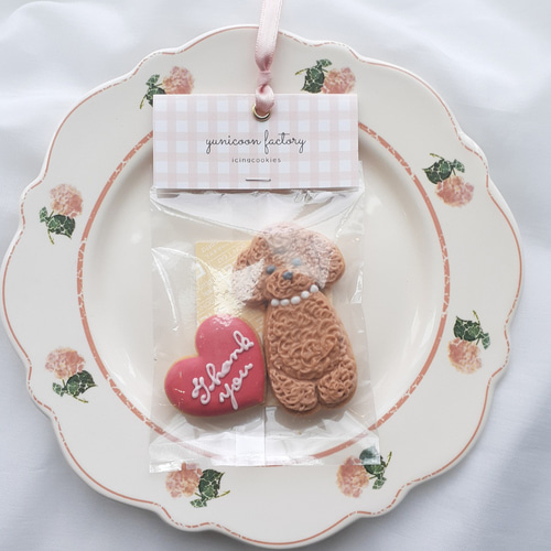 プチギフトに♡】トイプードルのアイシングクッキー お誕生日
