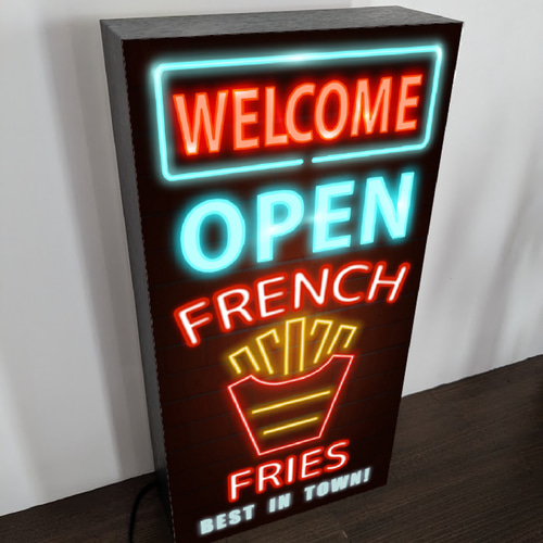 【Lサイズ】OPEN フレンチ イタリアン 看板 置物 雑貨 ライトBOX Amazon.co.jp: 【Lサイズ】OPEN フレンチ イタリアン カジュアル