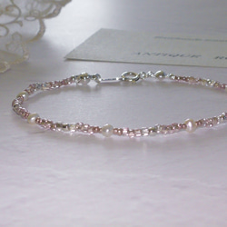 ❮再販×6❯ アンティークNo. 36 ★ フランス製アンティークビーズ　ブレスレット 6枚目の画像