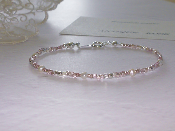 ❮再販×6❯ アンティークNo. 36 ★ フランス製アンティークビーズ　ブレスレット 6枚目の画像