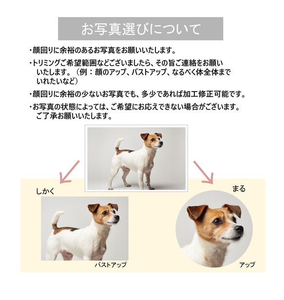 ●肉球足形●写真付！犬猫【思い出 成長記録などに】アクリルフォトスタンド わんちゃん ねこちゃん（足形5cm前後まで） 6枚目の画像