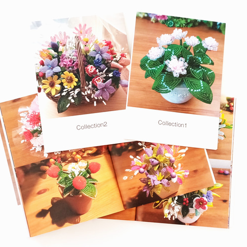 約100個 小さなお花のビーズ | こどもビーズ