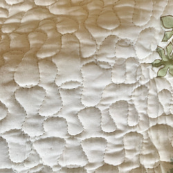 良質インド綿 ブロックプリント マシンキルト ベッドカバー＆ピローケース 7枚目の画像