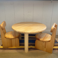 木製 キッズテーブル 2枚目の画像