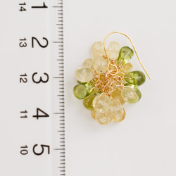 赫利奧多橄欖石耳環 第4張的照片