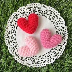 匿名配送♡♡ 数量限定！特価品 ハートのあみぐるみ5個 ハートのあみぐるみ | pomme de pin ニューボーンフォト専門店