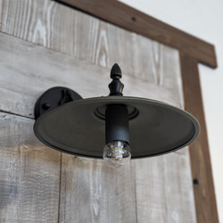 ☆外灯☆ レトロな外灯 ブラック／モスグリーンxシルバーグレー【受注