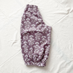 溫暖可愛氣球褲：長80cm（豆花：紫色） 第3張的照片