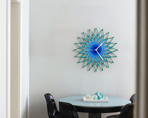  ブルー 置時計 装飾的なデザイン Amazon.co.jp: MiaoLD 掛け時計 置き時計 サイレント 連続秒針 海 砂浜