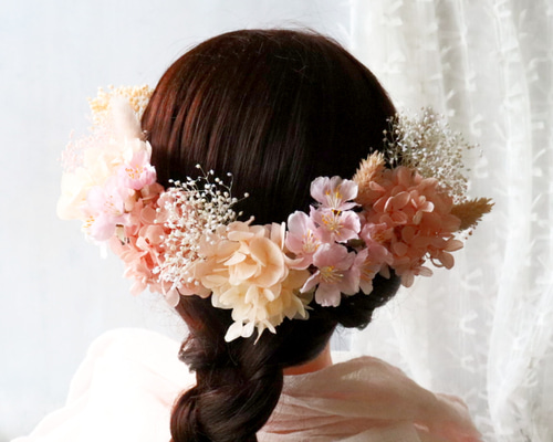 MAR様 自然花 髪飾り アイビー 卒業 入学 ウエディング ブライダル e889d758e0d605545505af3951fd90