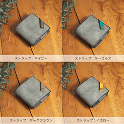 【3日以内発送】《特許構造のミニ財布》手のひらサイズ【理 kotowari® mini3】｜ネイビー 3枚目の画像