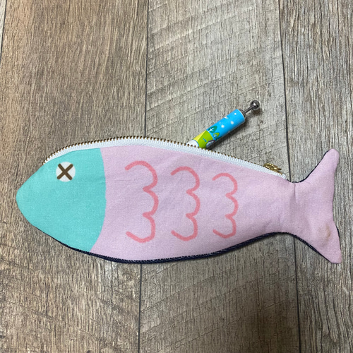 お魚ペンケース(ピンク) ポーチ JunkieFish 通販 17223792