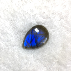 天然石　ブルー　ラブラドライト　ルース　ドロップ 1枚目の画像