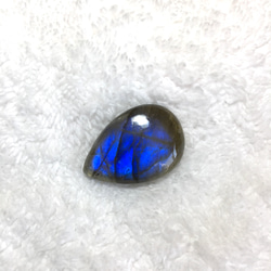 天然石　ブルー　ラブラドライト　ルース　ドロップ 2枚目の画像