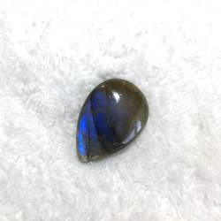 天然石　ブルー　ラブラドライト　ルース　ドロップ 4枚目の画像