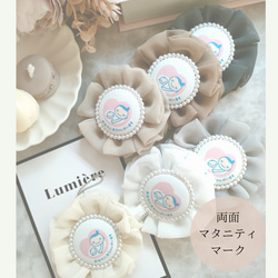 2862】ホルン 淡い桃色ハート型×ハートカラビナ 赤～ピンク系押し花