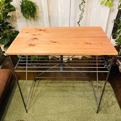 デスク　テーブル　ラック　アイアン家具　ハンドメイド　オーダーメイド　男前 アイアンデスク アイアンラック インダストリアル 男前 アイアン