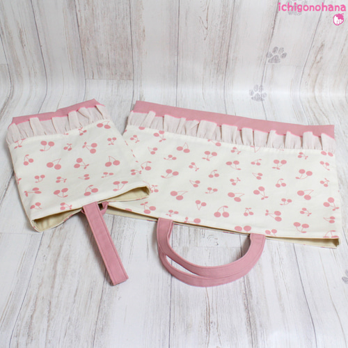 【kkkページ】入園入学グッズ(さくらんぼ×フリル×ギンガムチェック) kkkページ】入園入学グッズ(さくらんぼ×フリル×ギンガムチェック