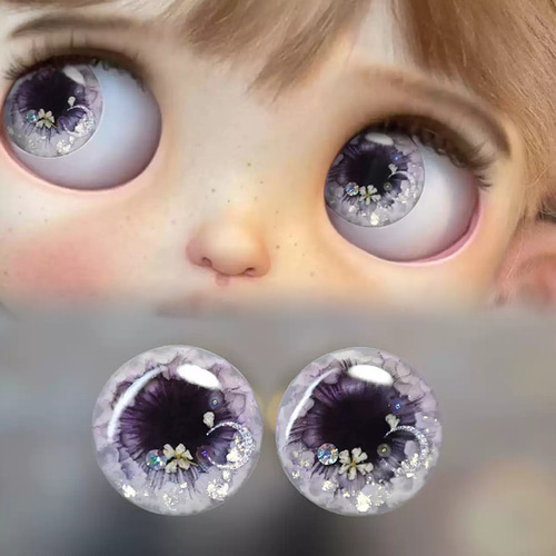 【dreamy】ネオブライス アイシードール アイチップ ネオブライス アイシードール アイチップ 4ペアセット ラメ入り