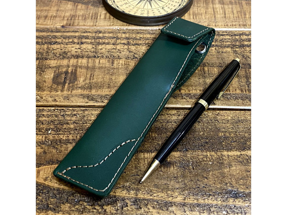 RE ARRIVAL/再入荷 ペンケース 送料無料 筆入れ レザー ボールペン 鉛筆 万年筆 文房具・ステーショナリー