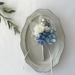 春カラーのナチュラルコサージュ】コサージュ プリザーブドフラワー