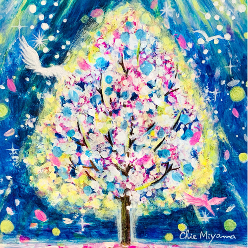 にこ様専用 春光と桜の木他おまとめ 絵画オーダーページ 多目