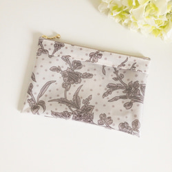 PVCクリアポーチ＊リバティ ラミネート＊アレキサンダー・マーブル