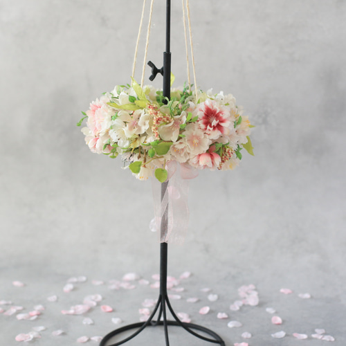 桜色の風～さくらのフライングリース～アーティフィシャルフラワー 
