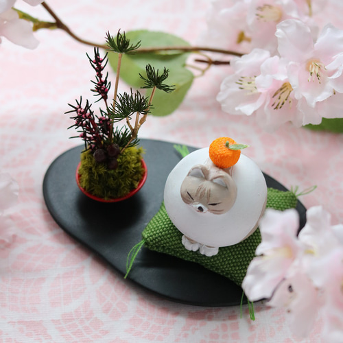 専用 折り鶴盆栽【桜 ミニ4個セット】 専用 折り鶴盆栽【桜 ミニ4個