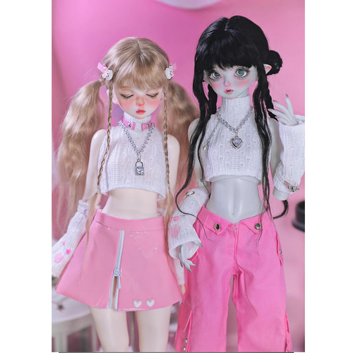 ドール服 1/4サイズ mdd msd スカート 5点セット bjdドール衣装 その他