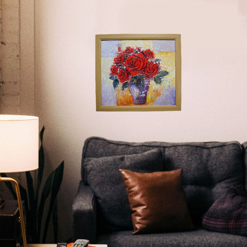 油絵 絵画 【Rose】 絵画 HR 通販 17224915｜Creema(クリーマ)