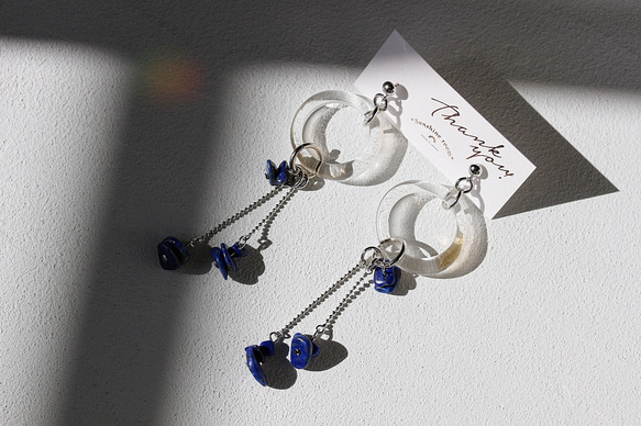 hoop stone chain (glass) 3枚目の画像