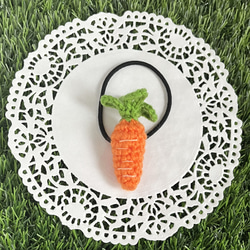 あみぐるみヘアゴム＊ にんじん ヘアゴム ぽん 通販 17225117｜Creema