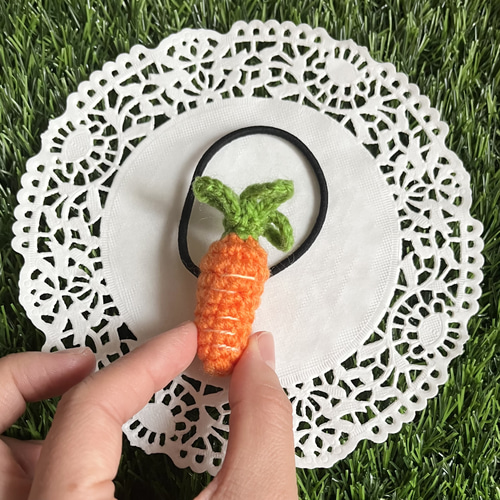 あみぐるみヘアゴム♡ハンドメイド うさぎの編みぐるみヘアゴム | ハンドメイド雑貨店 ゆめばこ