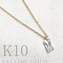 K10 YG , petit necklace. 1枚目の画像