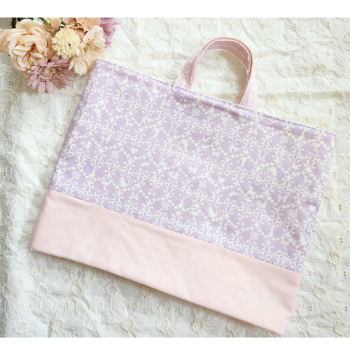 入園入学セット 女の子 ハンドメイド レッスンバック 巾着 お弁当袋 花