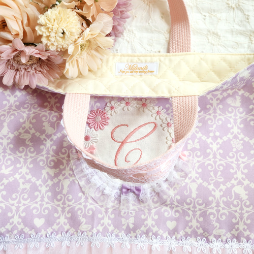 ◆◇ Lily ◇◆ 入園入学セット ハンドメイド 入園入学セット 女の子 ハンドメイド レッスンバック 巾着 お
