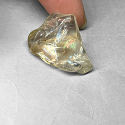citrine half polished rough stone / シトリンハーフポリッシュ原石2(レインボーあり) 4枚目の画像