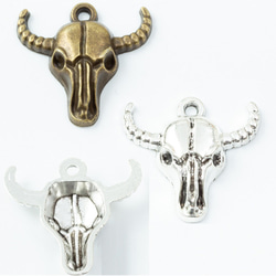 牛 2個 うし 丑 十二支 動物 干支 牛パーツ 牛チャーム モチーフ
