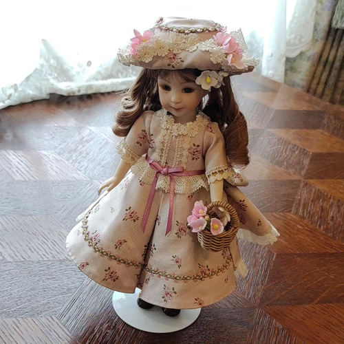 ビスクドール オールビスク モダン ダイアナエフナー ピンク