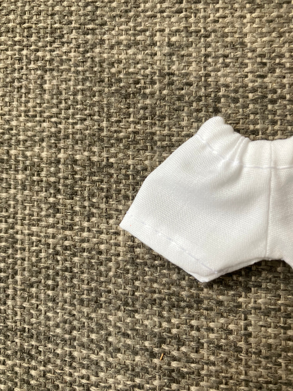 オビツ11 ショートパンツ　white cotton 4枚目の画像