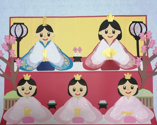 ひな祭り～お人形バージョン～クラフトパンチ | ＊kakka＊craft