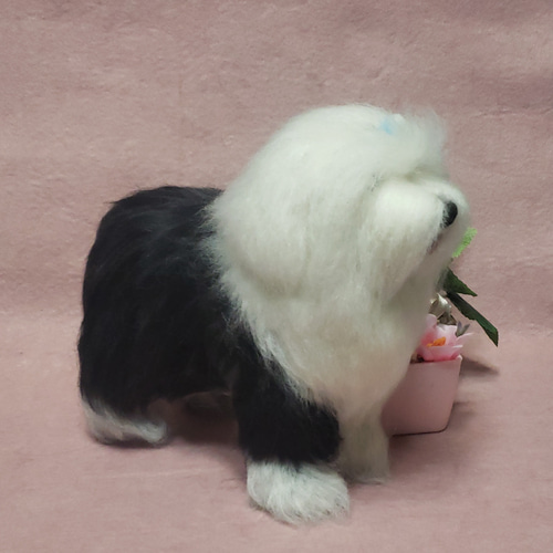 【お得】 羊毛フェルト オーダー オールド 「リアルで可愛いワンちゃん」 羊毛フェルト