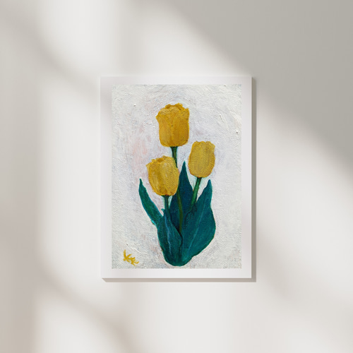 絵画・油絵】チューリップ ( 鬱金香 (うっこんこう ) )｜アート