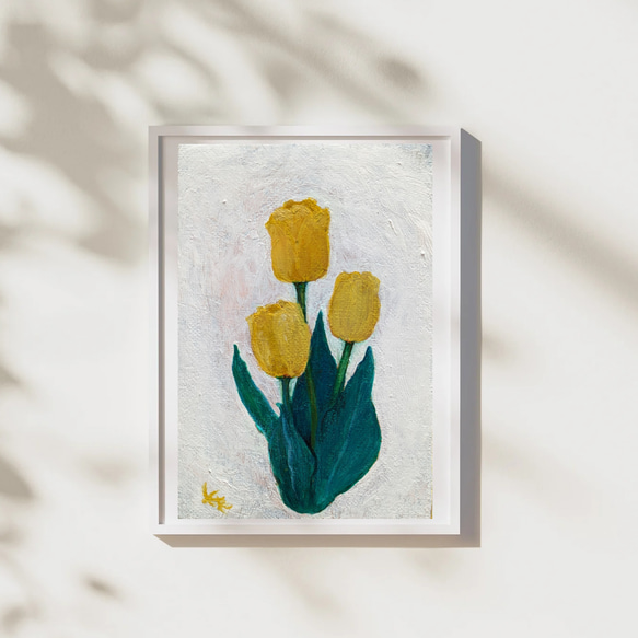 油彩画 チューリップ 油彩画「チューリップ」を描きました|芸術 絵画｜雨星立夏 Rikka