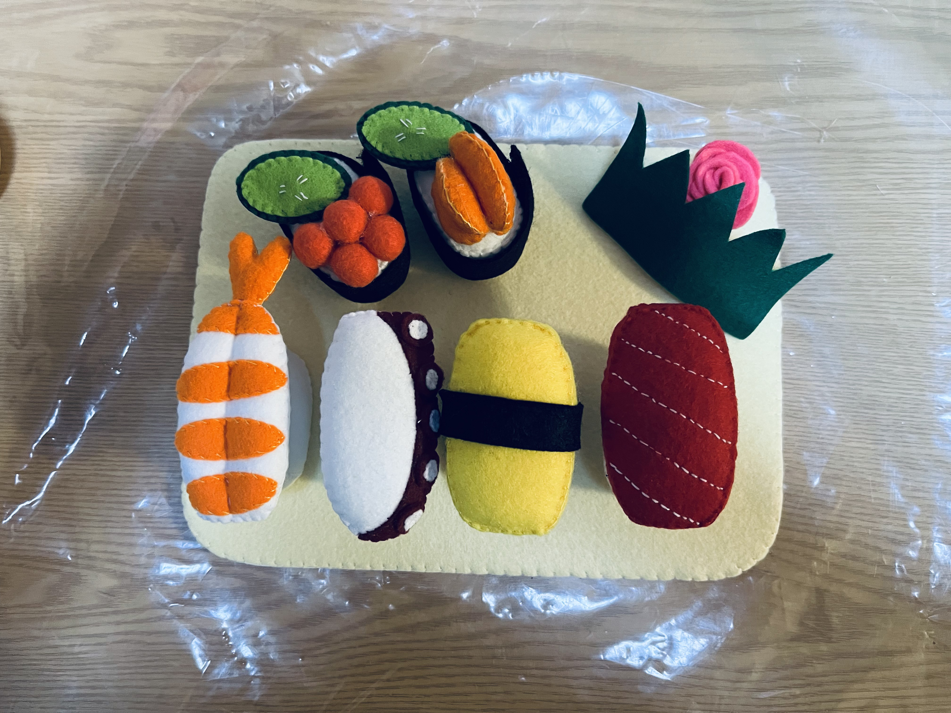 『オーダー制』 フェルトおもちゃお寿司シリーズ