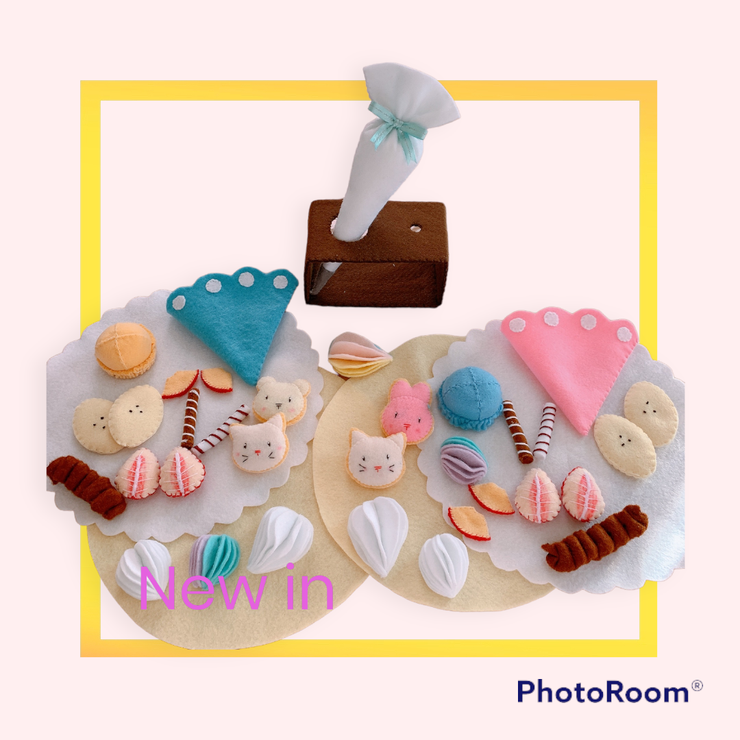 『オーダー制』フェルトおもちゃ クレープ屋さん