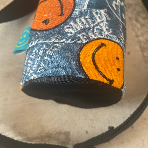 スマイルニコちゃん 青＊保冷＊ペットボトルカバー＊水筒カバー