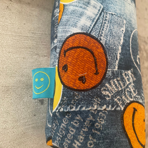 スマイルニコちゃん 青＊保冷＊ペットボトルカバー＊水筒カバー＊水筒