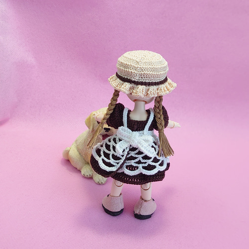 【mirei】お人形モチーフエプロンドレス ワンピース ManonMimie】Frilled Chiffon Long OP | Manon Tokyo